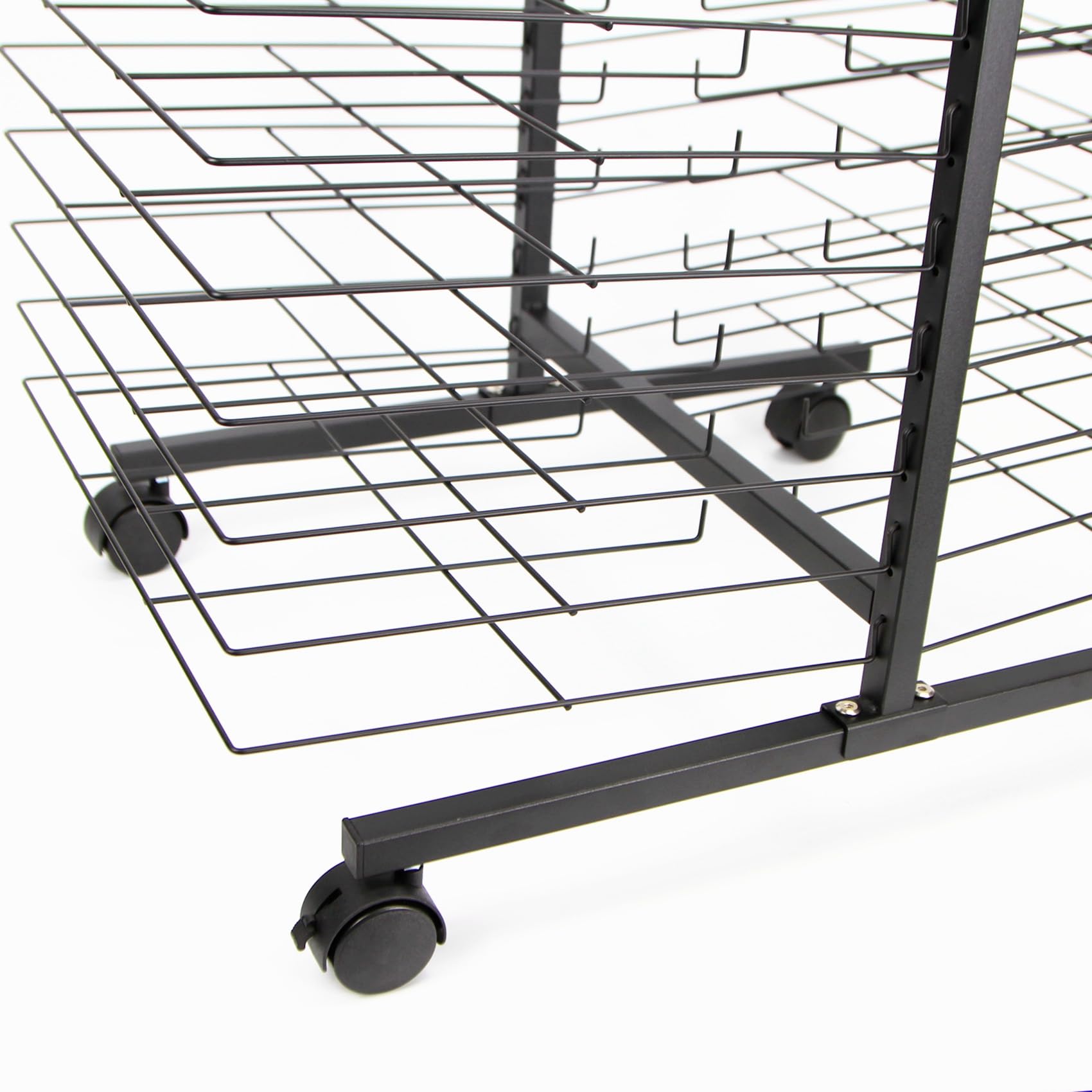 Amazon.co.jp: 絵画乾燥棚 26層 イーゼルスタンド ブラック メタル 四